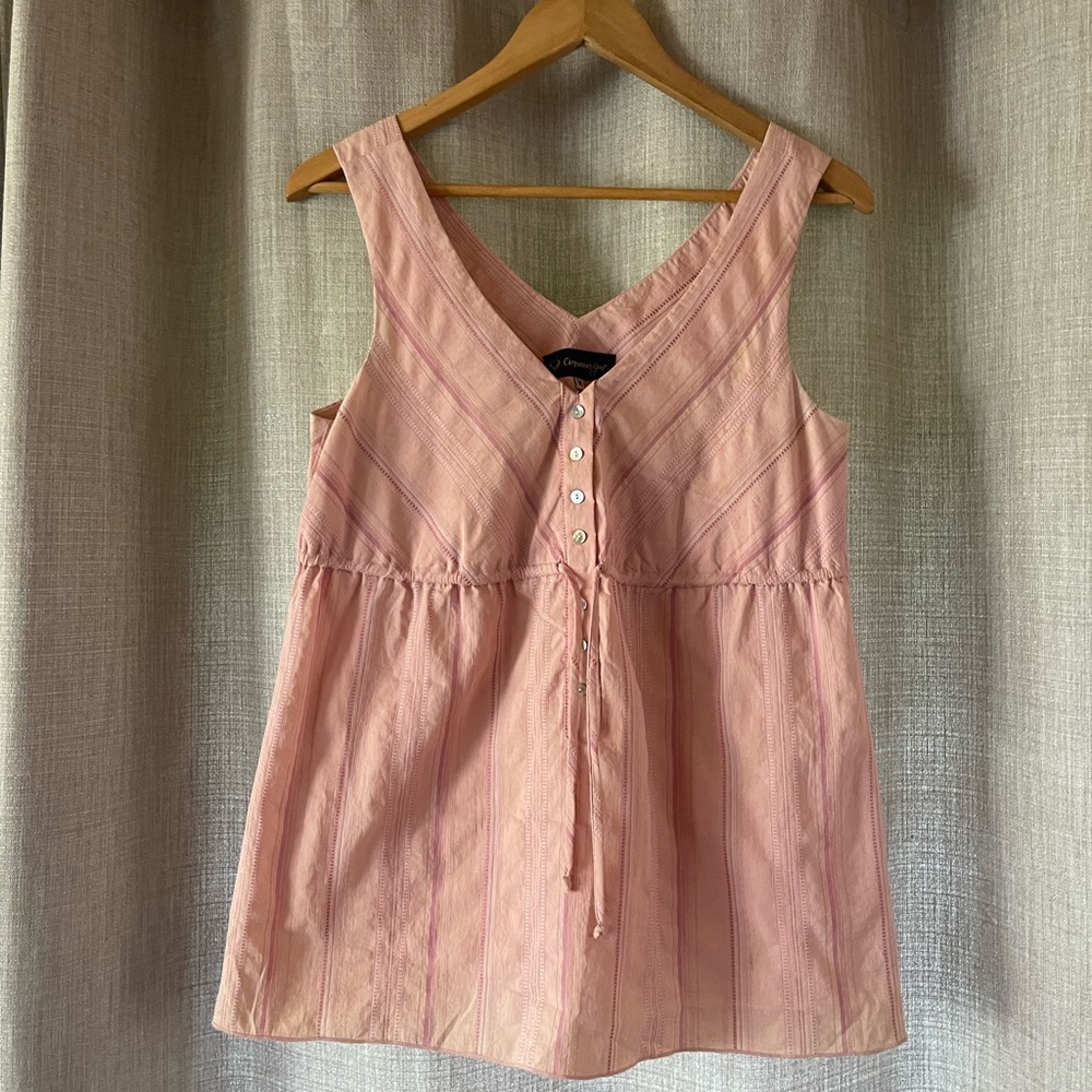 Cinnamon Girl of Hawaii sleeveless shirt peach / pink